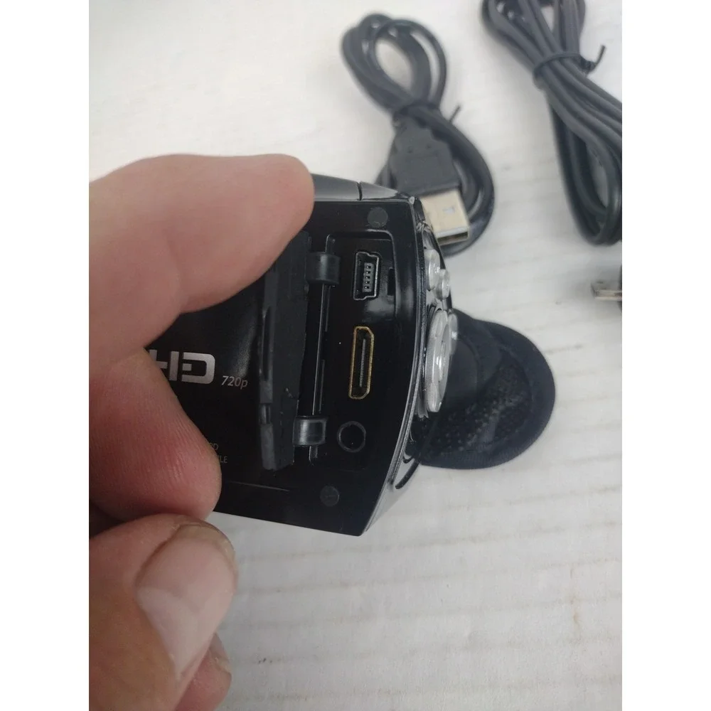 Emerson EVC720 HD 720p Digital Camcorder Tested Working W/Box and Manual